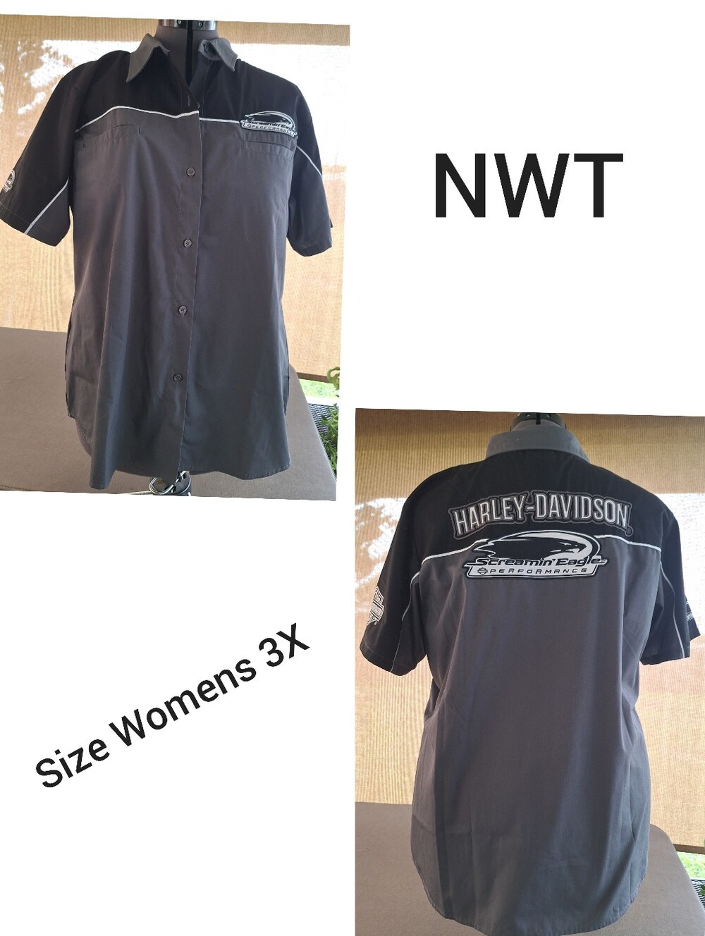 Harley Davidson Womens NWT Garage Shirt